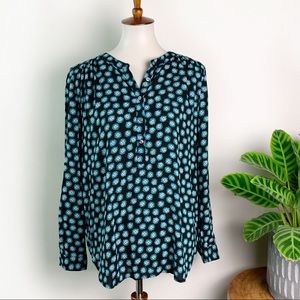 LOFT | Medallion Print Top
